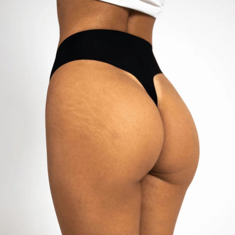 Tanga No Camel Toe noir – effet invisible et zéro marque x3