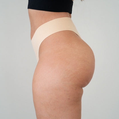 Tanga No Camel Toe beige – effet invisible et zéro marque x3