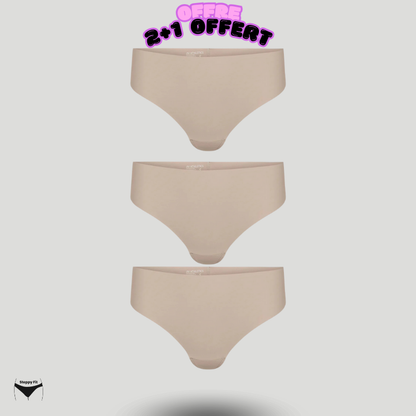 Tanga Échancrée - Effet Invisible x3