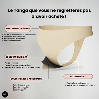 Tanga Échancrée - Effet Invisible x3