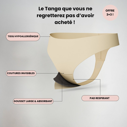 Tanga Échancrée - Effet Invisible